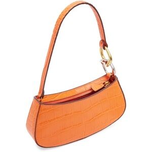 STAUD Ollie Bag Orange Croco